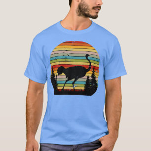 Camiseta Óstrich retro africano