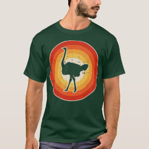Camiseta Ostrich Retro Sunset Vintage años 60 años 70 para
