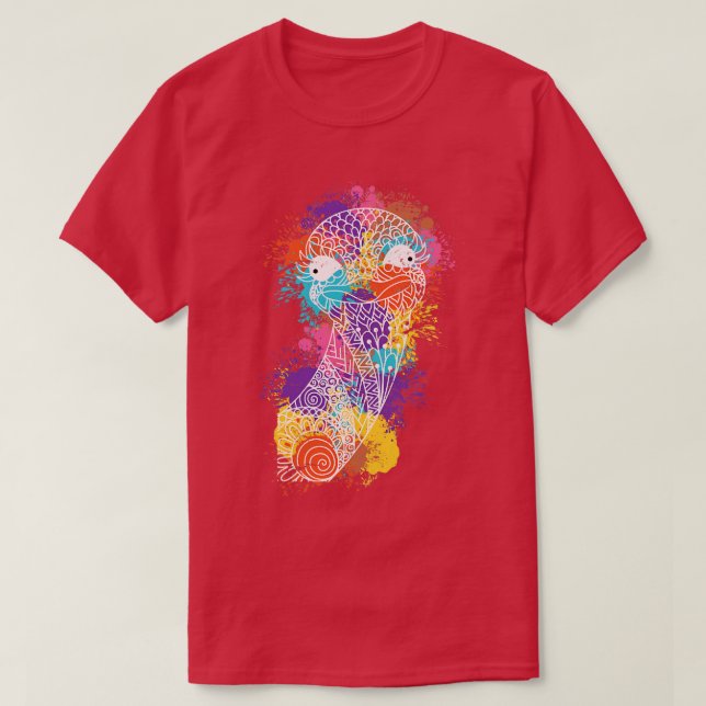 Camiseta Ostrich vintage (Diseño del anverso)