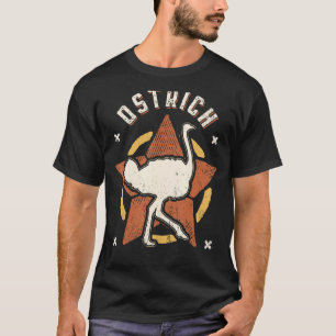 Camiseta Ostrich Vintage Retro Classic Animal