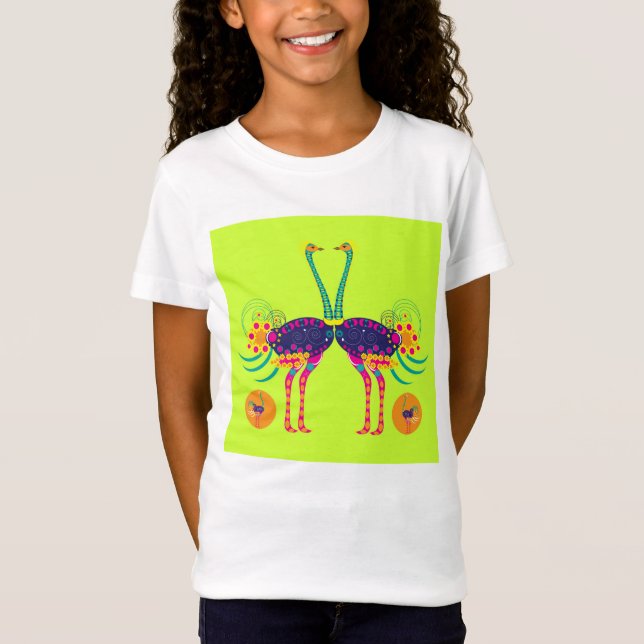Camiseta Ostriches (Anverso)
