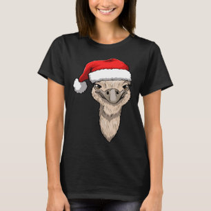 Camiseta Ostritch Head Santa Funnny Women Animal Love Ostri