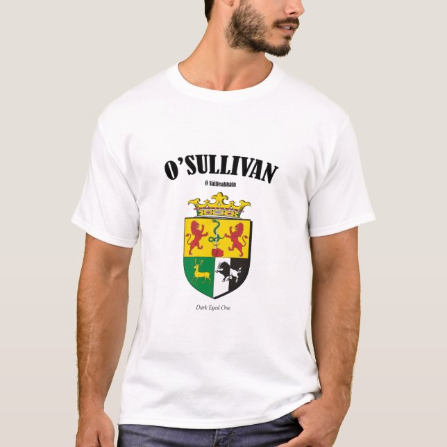 Camiseta O'SULLIVAN Escudo Traducción y significado de cami (Anverso)