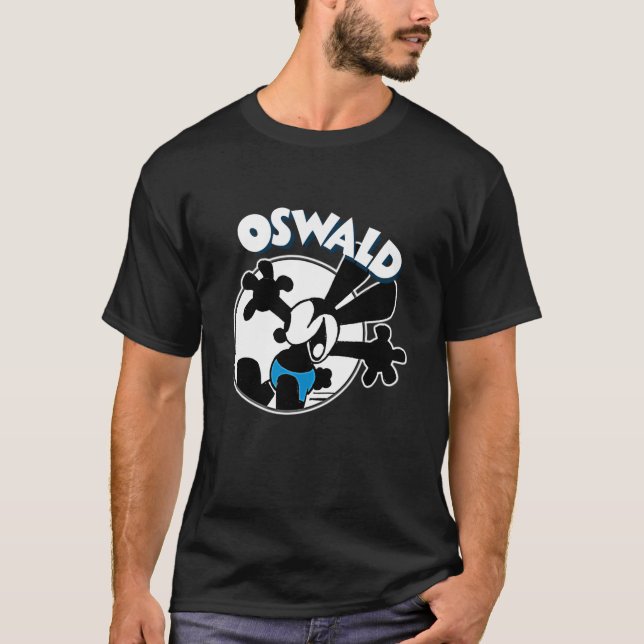 Camiseta Oswald el Personalizado de la época del conejo afo (Anverso)