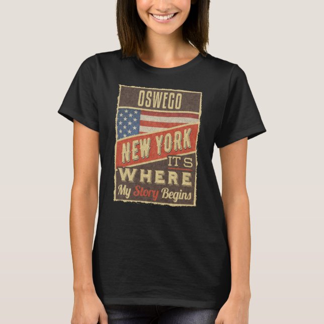 Camiseta Oswego New York (Anverso)