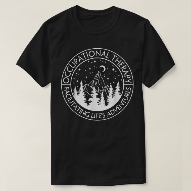 Camiseta OT Occupational Therapy Facilitating Life Adventur (Diseño del anverso)