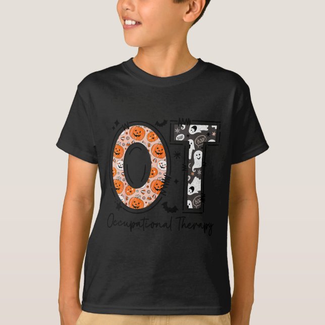 Camiseta Ot Occupational Therapy Therast Halloween Ota Soky (Anverso)