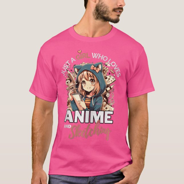 Camiseta Otaku Anime (Anverso)