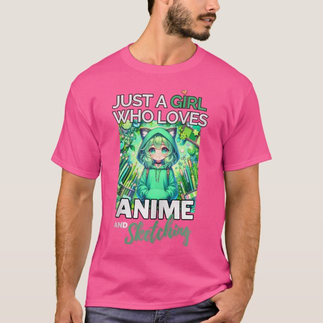 Camiseta Otaku Anime (Anverso)