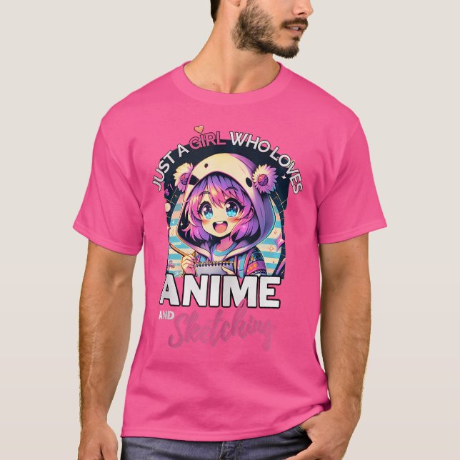 Camiseta Otaku Anime (Anverso)