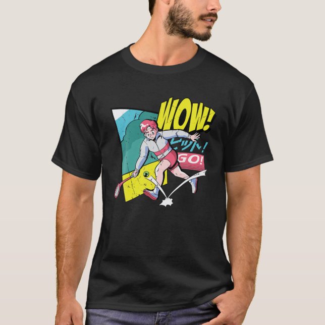 Camiseta Otaku - Anime Chico de Tenis - Manga Aestheti Japo (Anverso)