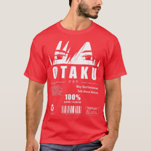 Camiseta Otaku Anime Lover 100 Humor oscuro Manga japonesa 