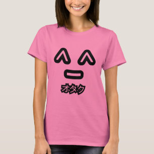 Camiseta Otaku Blanco y negro