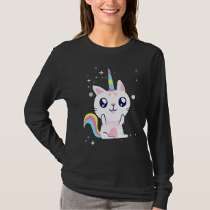 Camiseta Otaku, Chicas de Cat Caticorn de Unicorn