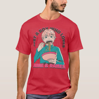 Camiseta Otaku De Anime Kawaii Solo Un Chico Que Ama El Ani