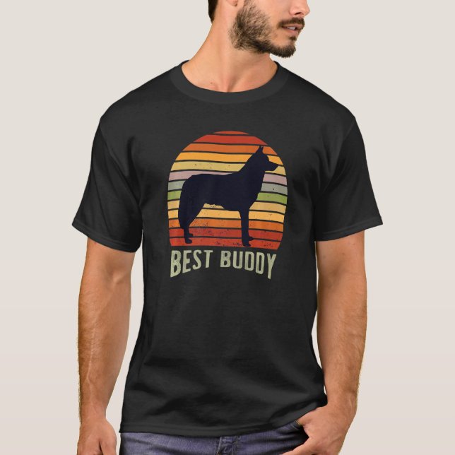 Camiseta Otaku Huskie Dog Retro 5 (Anverso)