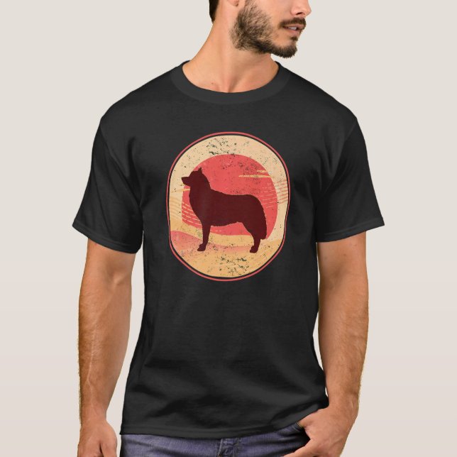 Camiseta Otaku Huskie Dog Retro 5 (Anverso)