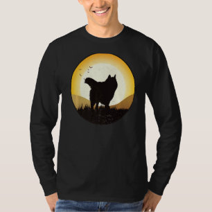 Camiseta Otaku Huskie Dog Retro 7