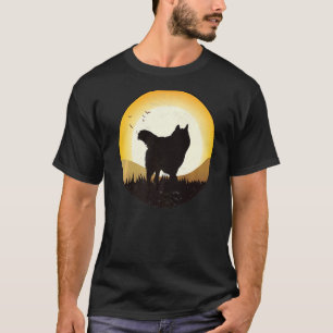 Camiseta Otaku Huskie Dog Retro 7