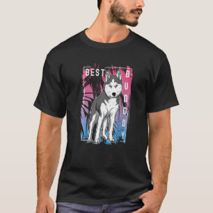 Camiseta Otaku Huskie Dog Vintage 10