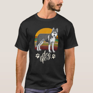 Camiseta Otaku Huskie Dog Vintage 24