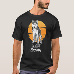 Camiseta Otaku Huskie Dog Vintage 25
