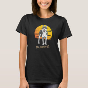 Camiseta Otaku Huskie Dog Vintage 6