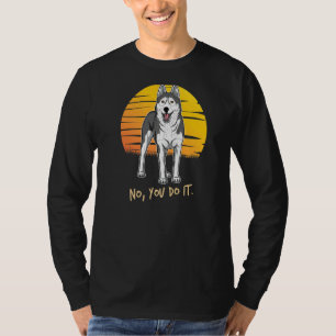 Camiseta Otaku Huskie Dog Vintage 6