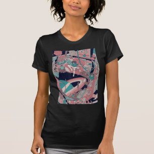 Camiseta Otaku japonés, Chica Lofi estético de Anime Retro 