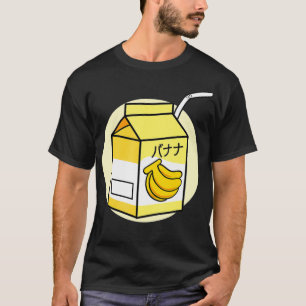 Camiseta Otaku japonés de leche de plátano estética