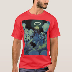 Camiseta Otaku japonés estético Chica aterrador de horror a