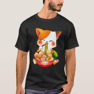 Camiseta Otaku Lifestyle Threads Co. Gato Ramen Ja