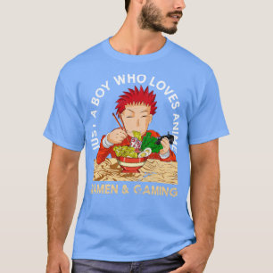 Camiseta Otaku Ramen Japonés Gaming Anime