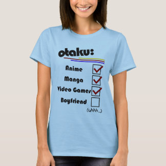 Camiseta Otaku (versión femenina - varón disponible)