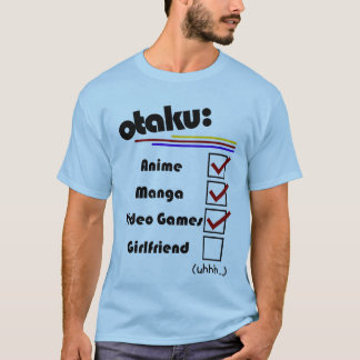 Camiseta Otaku (versión masculina - hembra disponible)