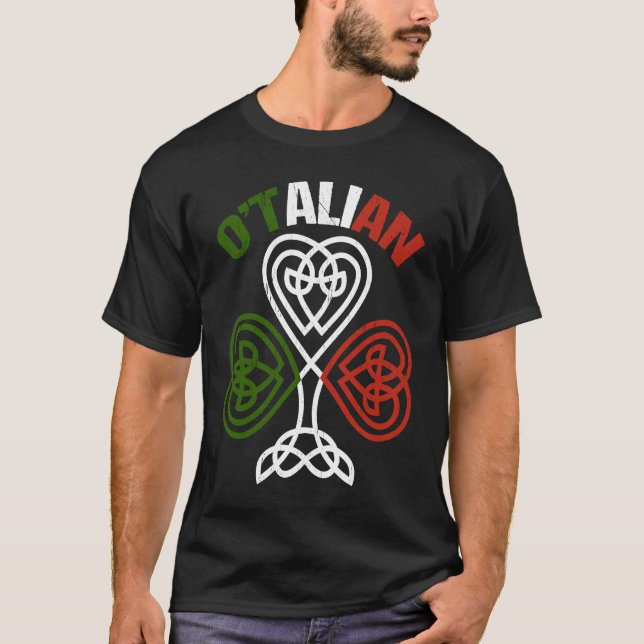 Camiseta O'talian Italian Irish Relationship Ireland St Pat (Anverso)