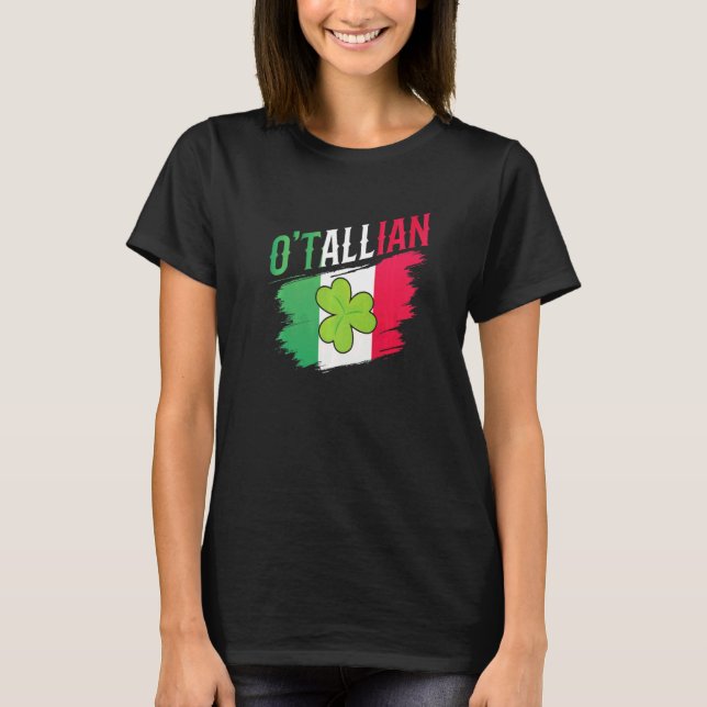 Camiseta O'tallian Leprechaun Gaelic Ireland St Patricks Da (Anverso)