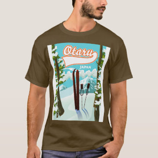 Camiseta Otaru Japón a esquiar
