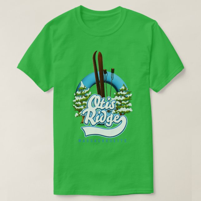 Camiseta Otis Ridge Massachusetts ski (Diseño del anverso)
