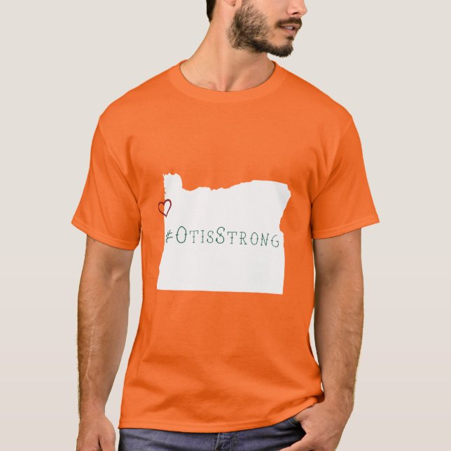 Camiseta Otis Strong Rope Heart White (Anverso)