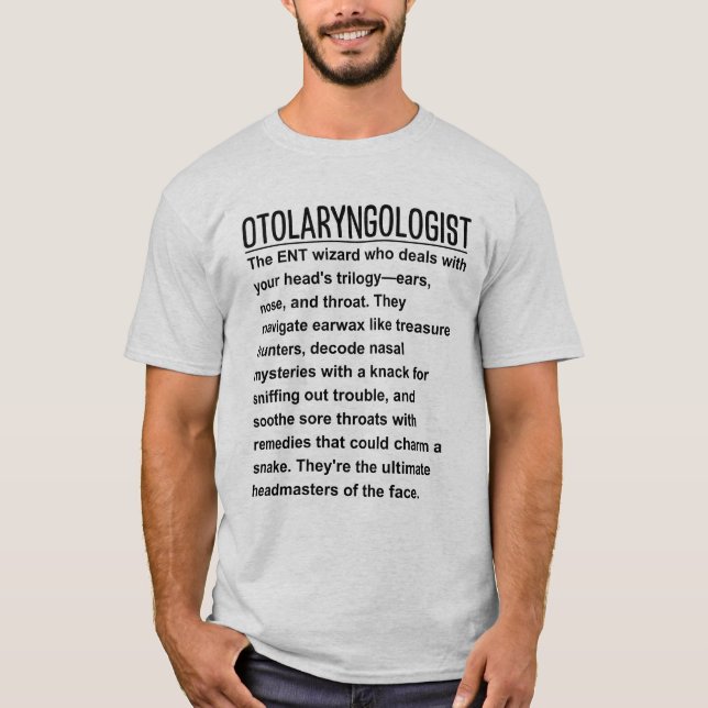 Camiseta Otolaringólogo (Anverso)