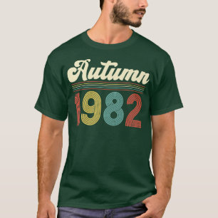 Camiseta Otoño 198240º cumpleaños Personalización de la cos