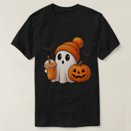 Camiseta Otoño Acogedor de Halloween – Calabaza Fantasmal A