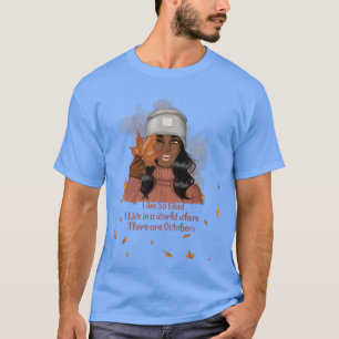 Camiseta Otoño Amor de otoño, feliz es octubre