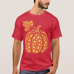 Camiseta Otoño Aureate Otoño Polka Dot Pumpkin Internaciona