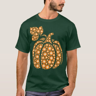 Camiseta Otoño Aureate Otoño Polka Dot Pumpkin Internaciona