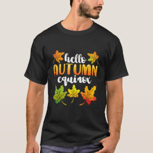 Camiseta Otoño Caída del Equinoccio deja domingo de octubre