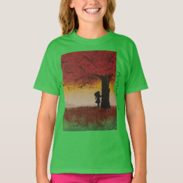 Camiseta Otoño Chica solitario - Artista - Nour Tayel