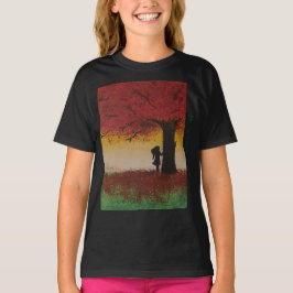 Camiseta Otoño Chica solitario - Artista - Nour Tayel