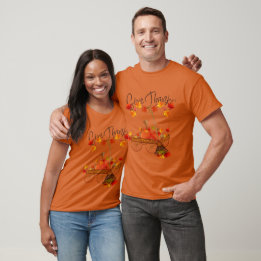 Camiseta Otoño Da Gracias